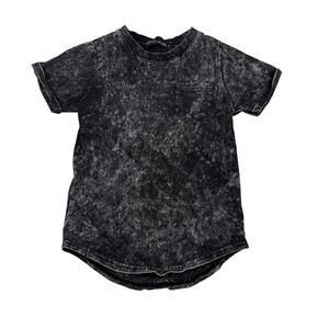 Lenox James Black Acid Wash Tee, 5T